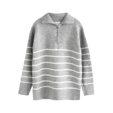 Next Next Trui grijs / wit