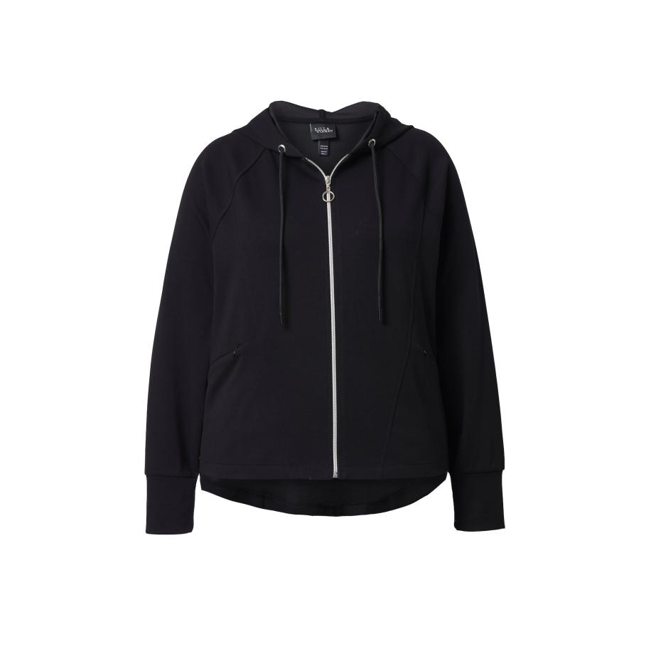 Ulla Popken Ulla Popken Sweatvest zwart -