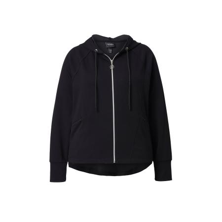 Ulla Popken Ulla Popken Sweatvest zwart