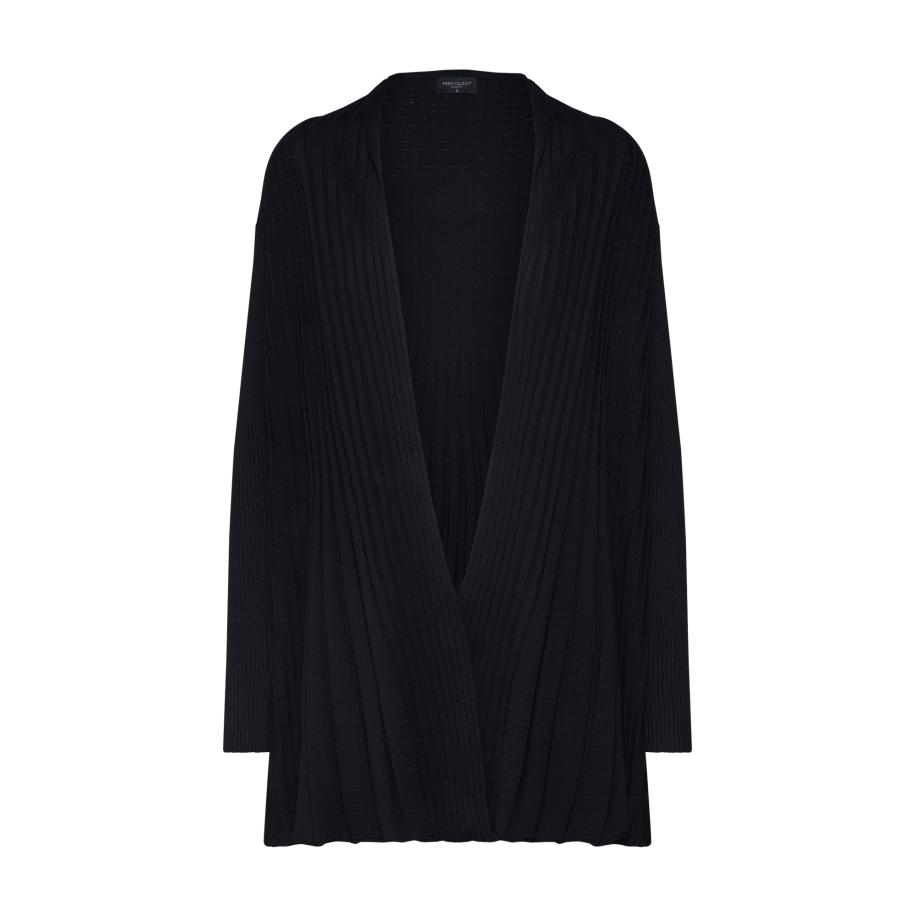 Freequent Gebreid vest CLAUDISSE zwart Zwart