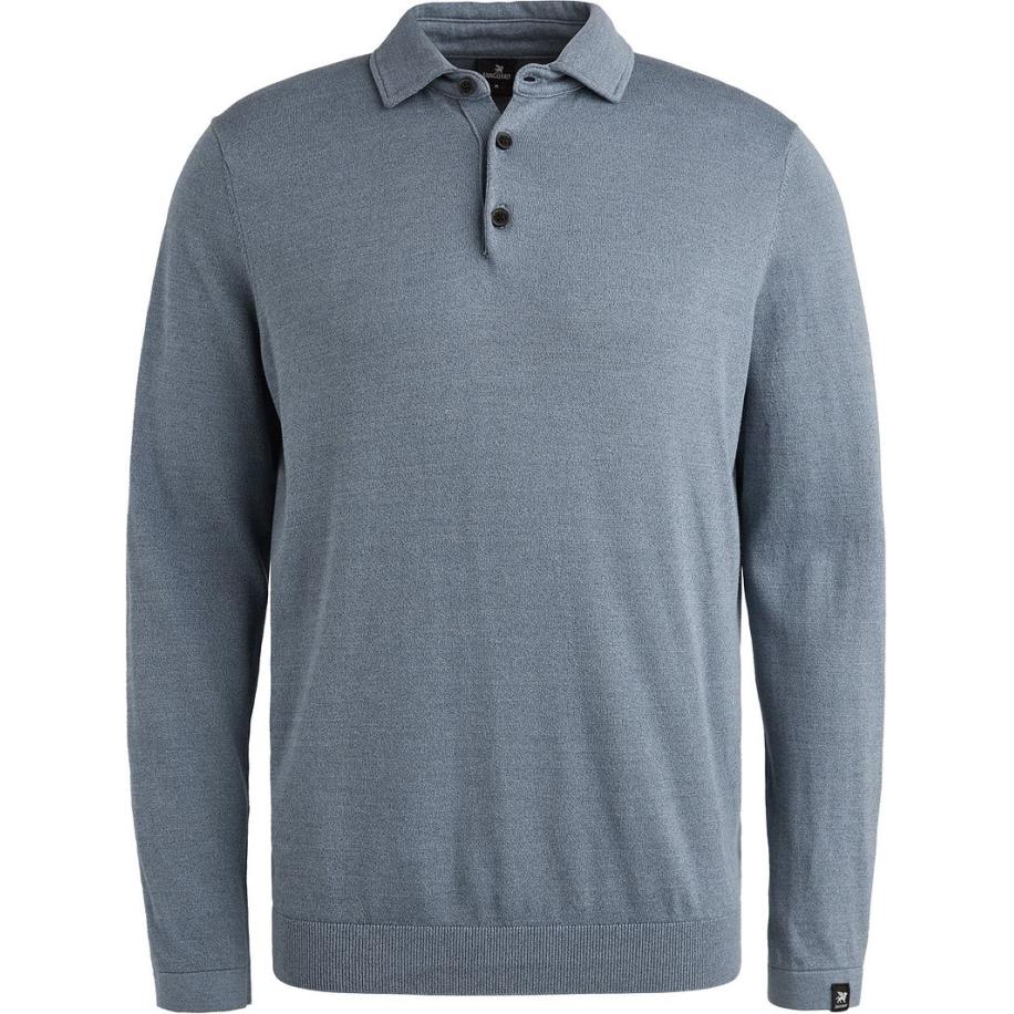 Vanguard Longsleeve Poloshirt Blauw Blauw