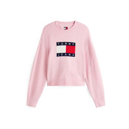 Tommy Jeans Tommy Jeans Trui navy / rosa / rood / wit