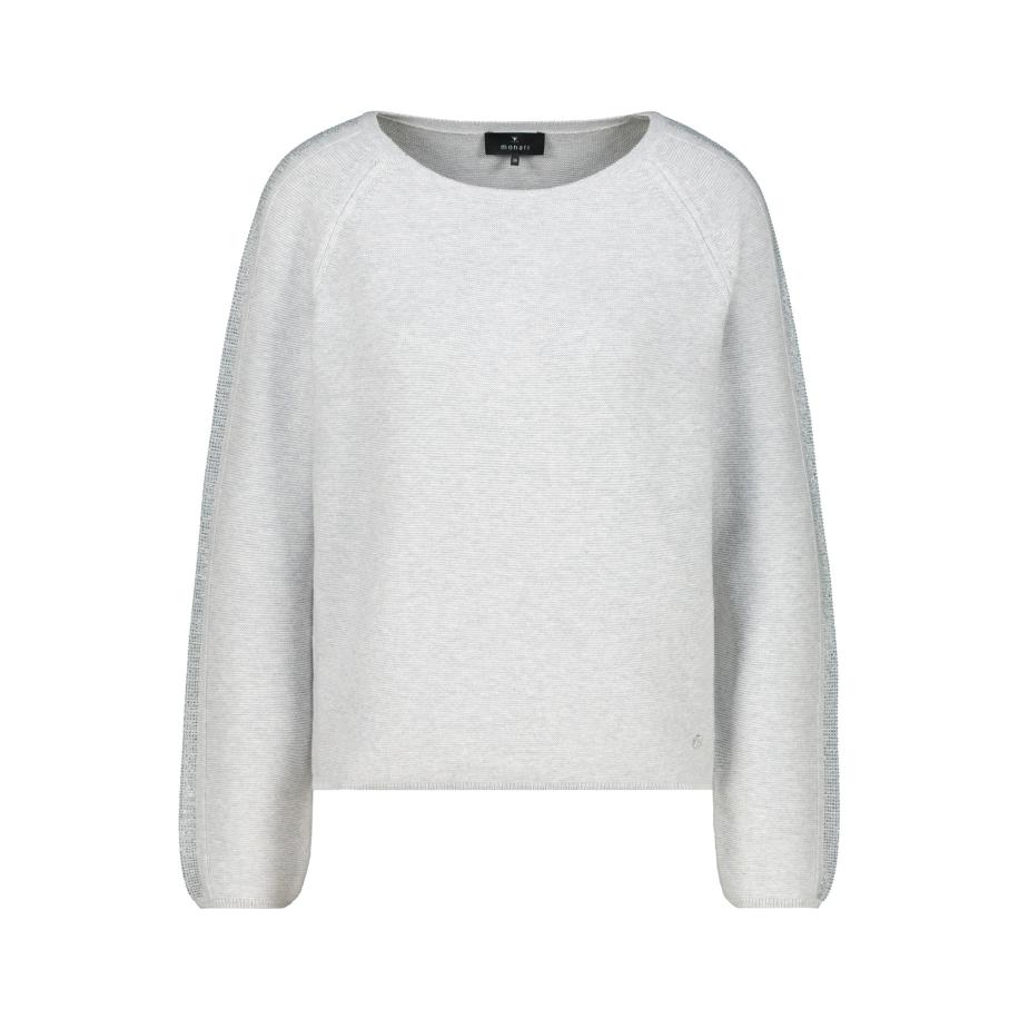 Monari monari Trui lichtgrijs -