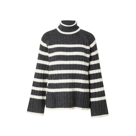 JDY JDY Trui JDYMiley donkergrijs / wit