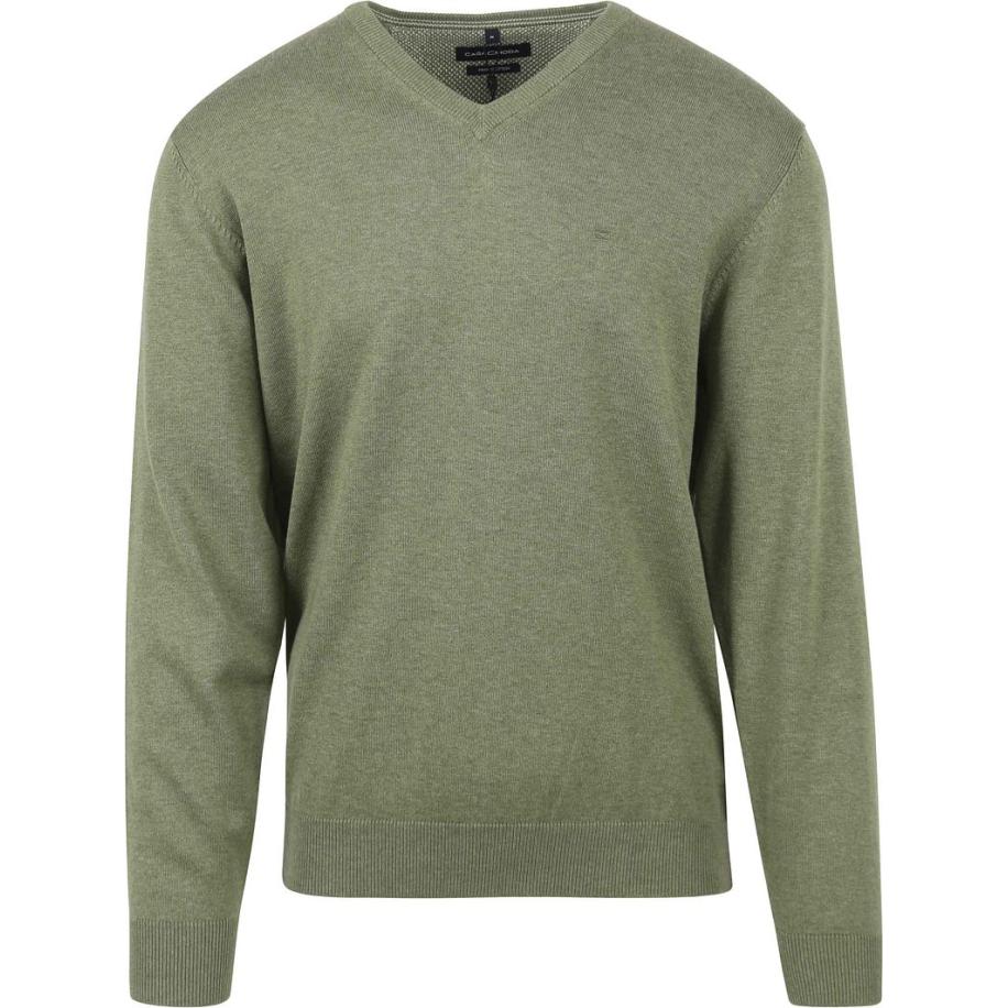 Casa Moda Pullover Army Groen Groen