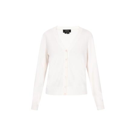 Usha usha BLACK LABEL Gebreid vest ecru