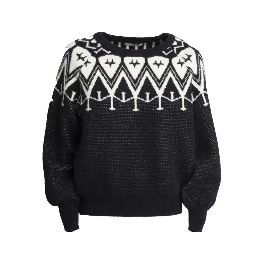 Influencer Influencer Trui zwart / wit -