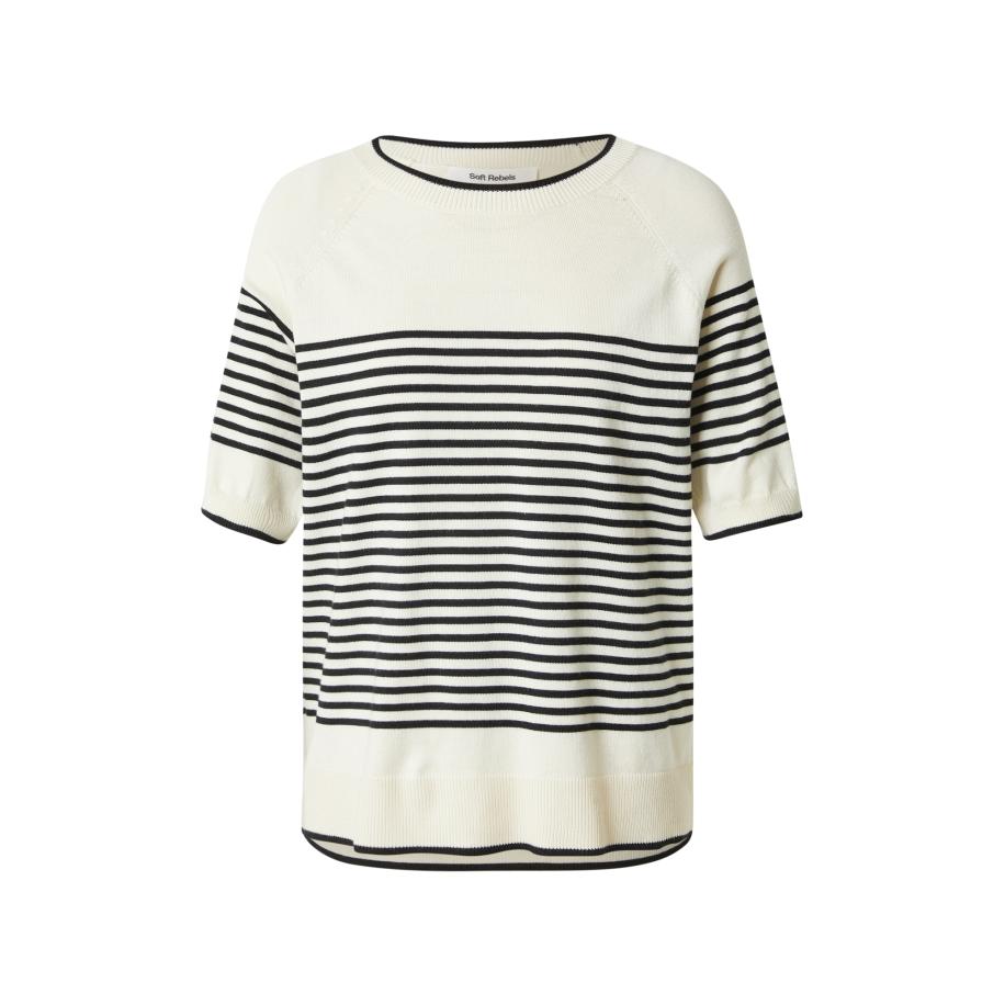Soft Rebels Soft Rebels Trui Marla beige / zwart -