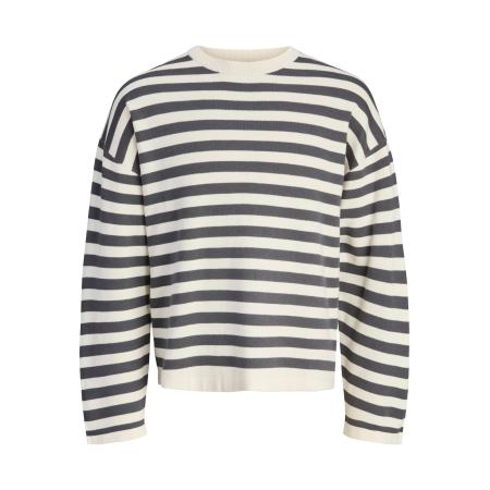 JACK & JONES Trui grijs / wit