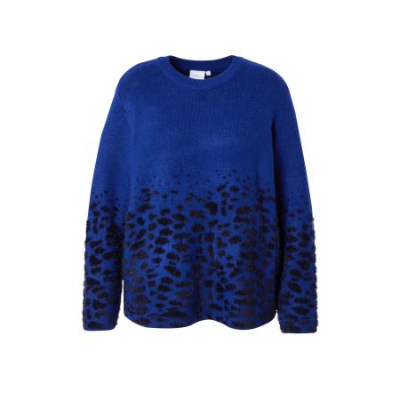 Only Carmakoma ONLY Carmakoma Trui CARAnni blauw / zwart