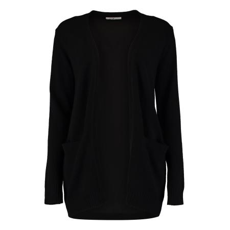 Hailys Hailys Gebreid vest Stacy zwart