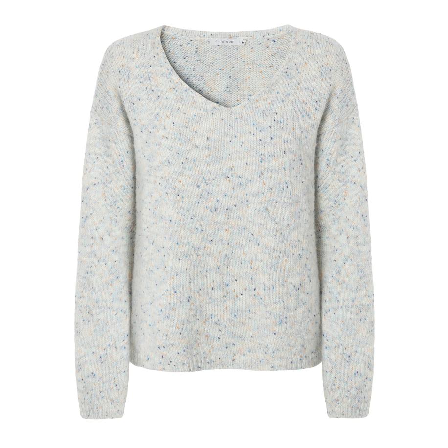 TATUUM TATUUM Trui Solo grijs gemêleerd -