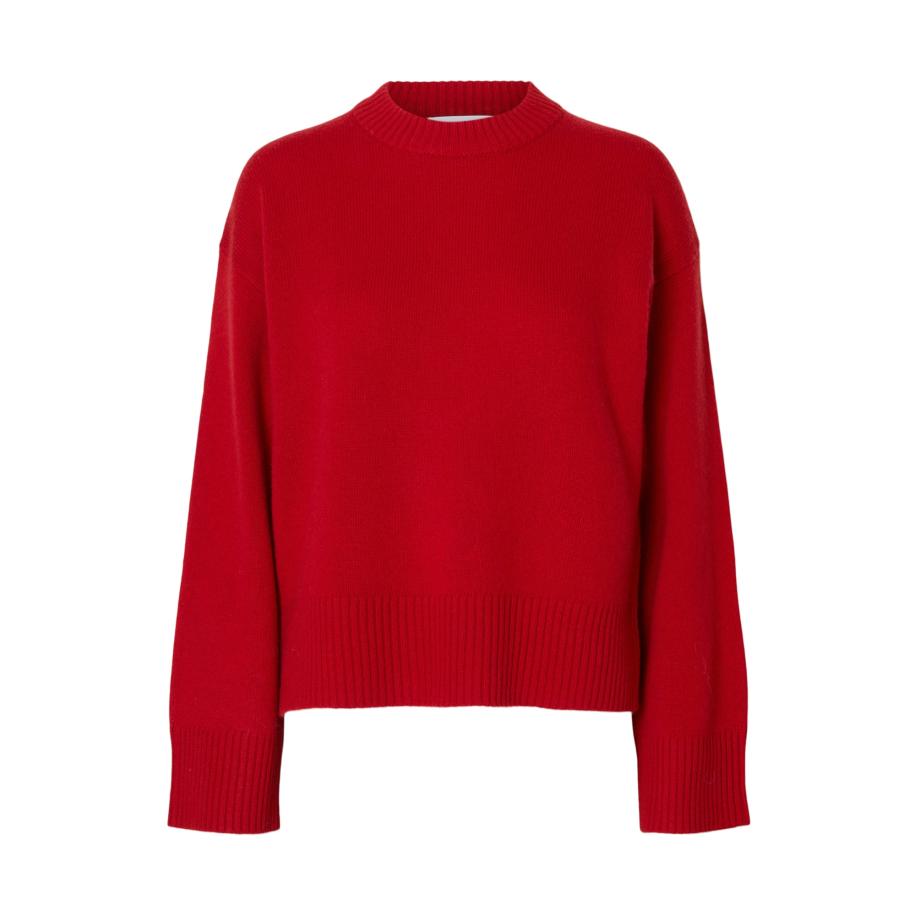 Selected SELECTED Trui SLFCILLE donkerrood -