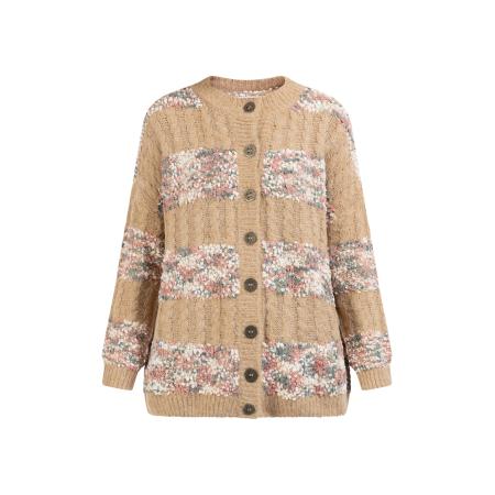 Usha usha FESTIVAL Gebreid vest beige / gemengde kleuren