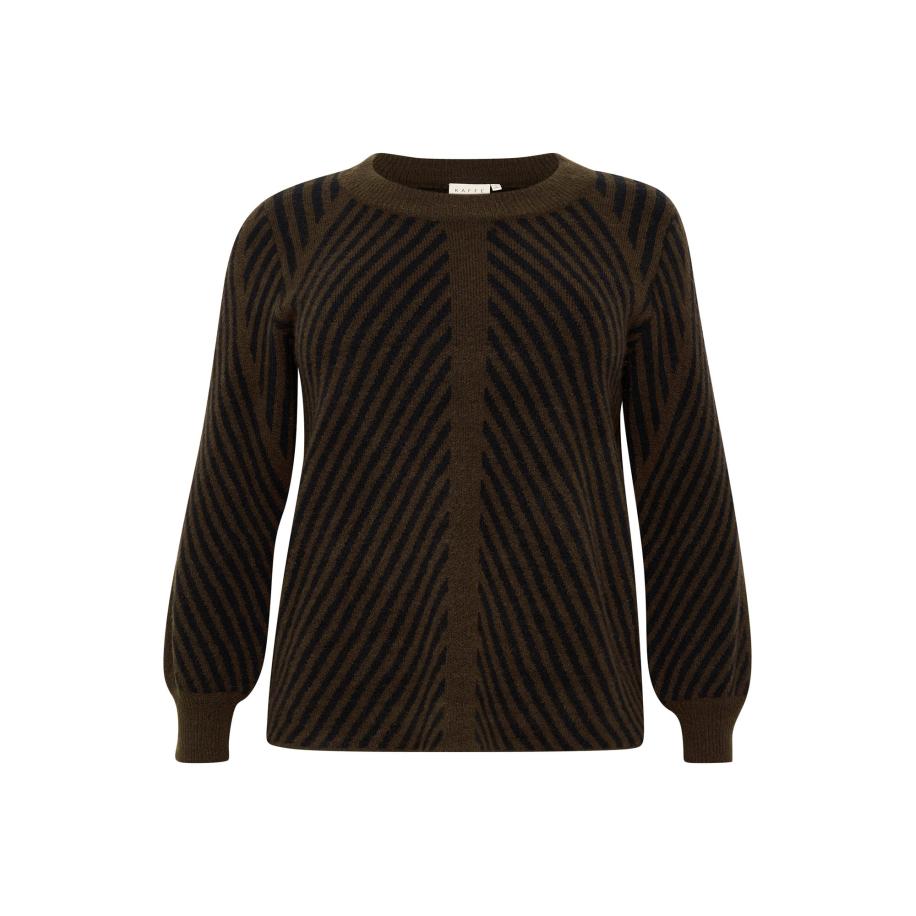 Kaffe KAFFE CURVE Trui Very mokka -