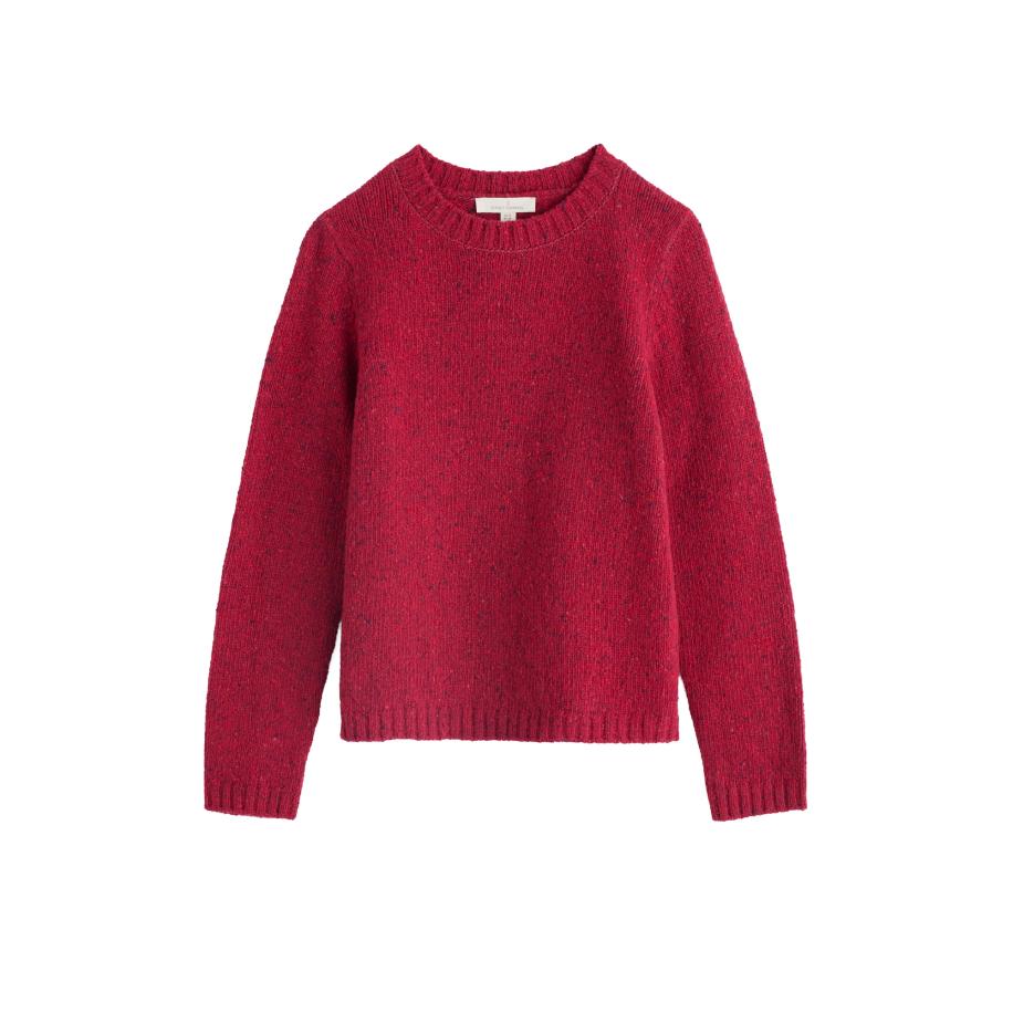 Seasalt Cornwall Seasalt Cornwall Trui Dawson Pick rood gemêleerd -