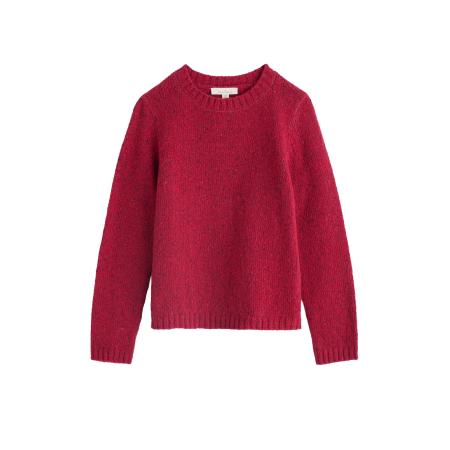 Seasalt Cornwall Seasalt Cornwall Trui Dawson Pick rood gemêleerd