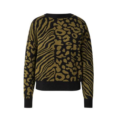 Only ONLY Trui ONLJENNI olijfgroen / zwart