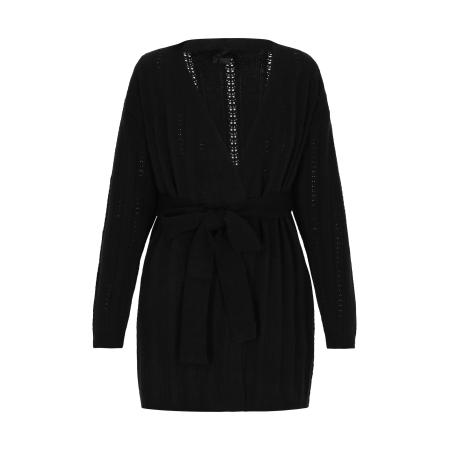 DreiMaster DreiMaster Klassik Gebreid vest zwart