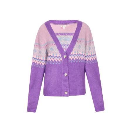 IZIA IZIA Gebreid vest lila / sering