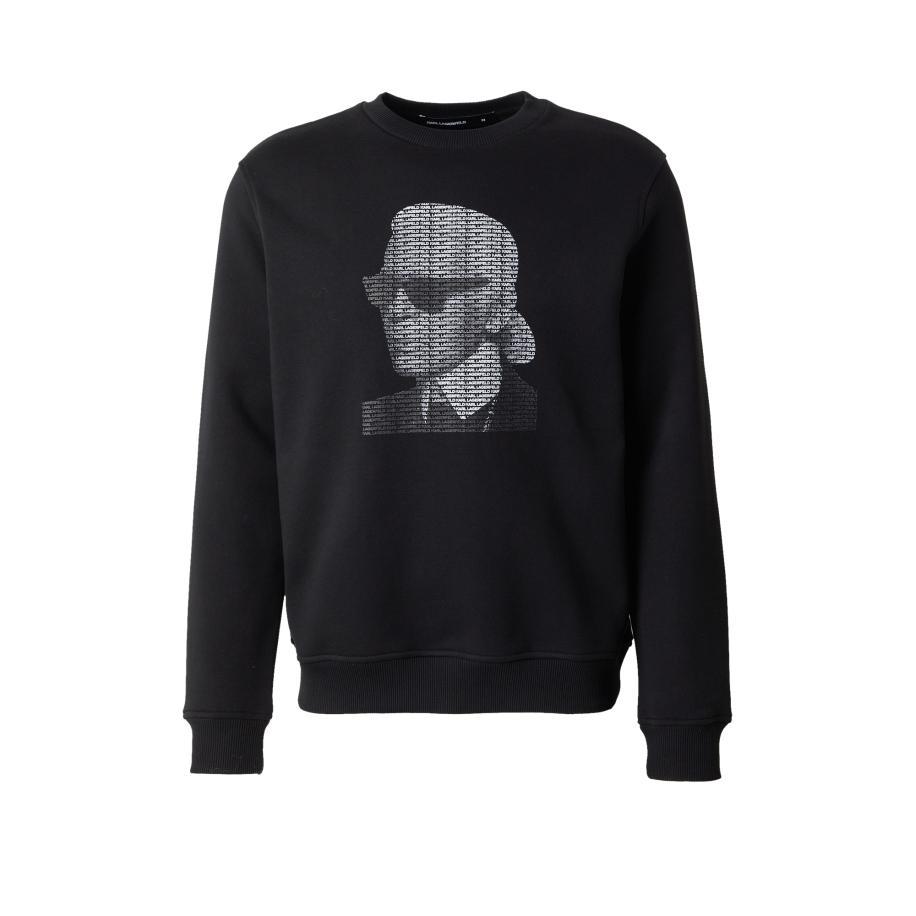Karl Lagerfeld Karl Lagerfeld Sweatshirt zwart / wit -