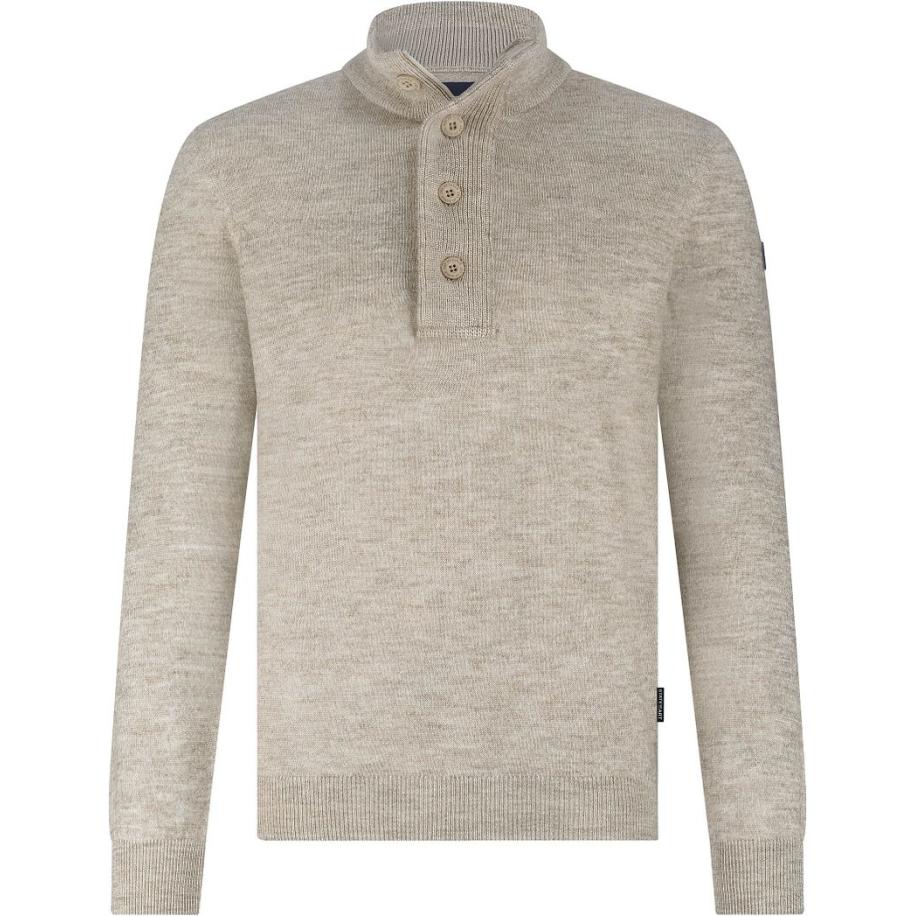 State Of Art Mocker Trui Beige Bruin