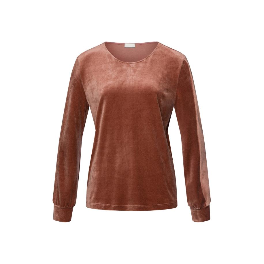 Hanro Hanro Sweatshirt Favourites brons -