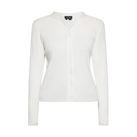 Usha usha BLACK LABEL Gebreid vest wolwit