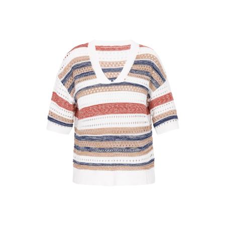 Usha usha FESTIVAL Trui donkerblauw / bruin / rood / wit