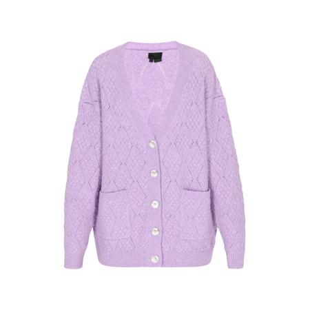 DreiMaster DreiMaster Klassik Gebreid vest lavendel