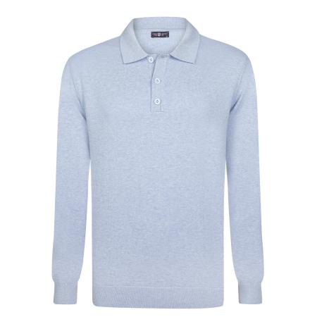 Jimmy Sanders Jimmy Sanders Trui blauw gemêleerd