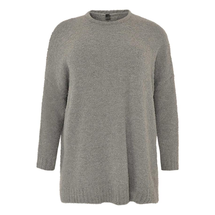 Yoek YOEK Trui Teddy grijs -