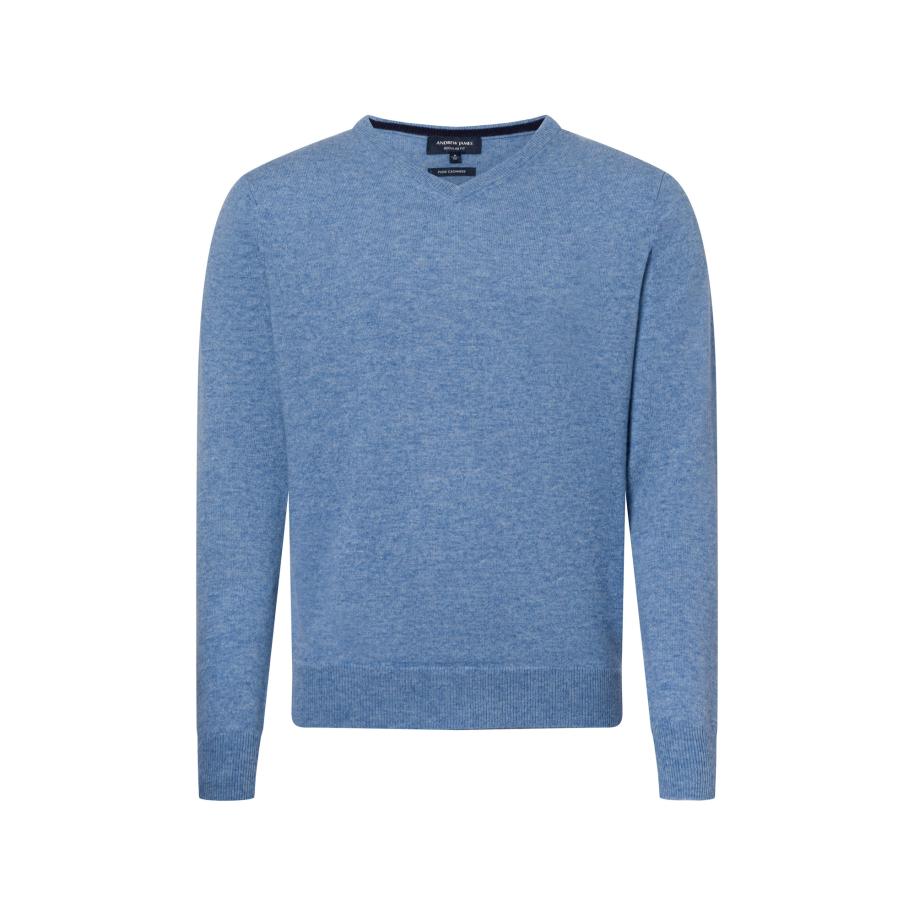 Andrew James Andrew James Trui lichtblauw -