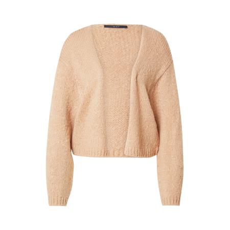 Oui OUI Gebreid vest lichtbruin