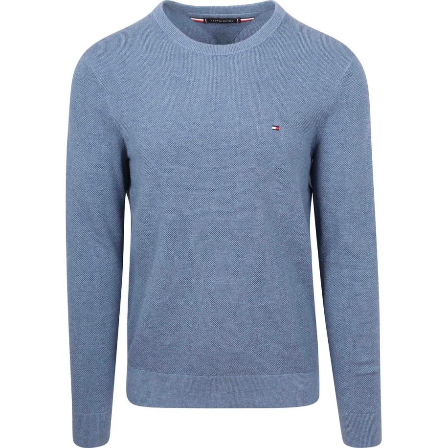 Tommy Hilfiger Structure Trui Blauw Blauw