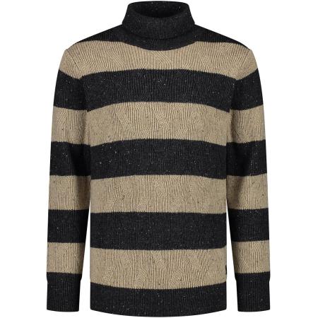 Dstrezzed Coltrui Wol Mix Streep Antraciet