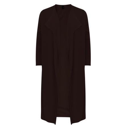 Yoek YOEK Gebreid vest donkerbruin