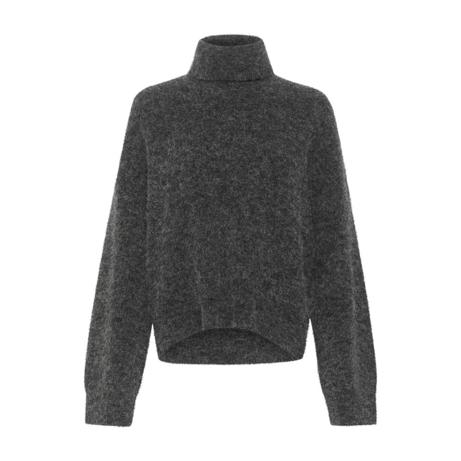 Gestuz Gestuz Trui AlphaGZ antraciet -