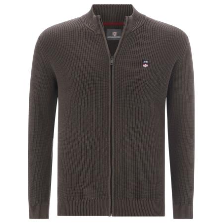 jan vanderstorm Jan Vanderstorm Gebreid vest Norander bruin