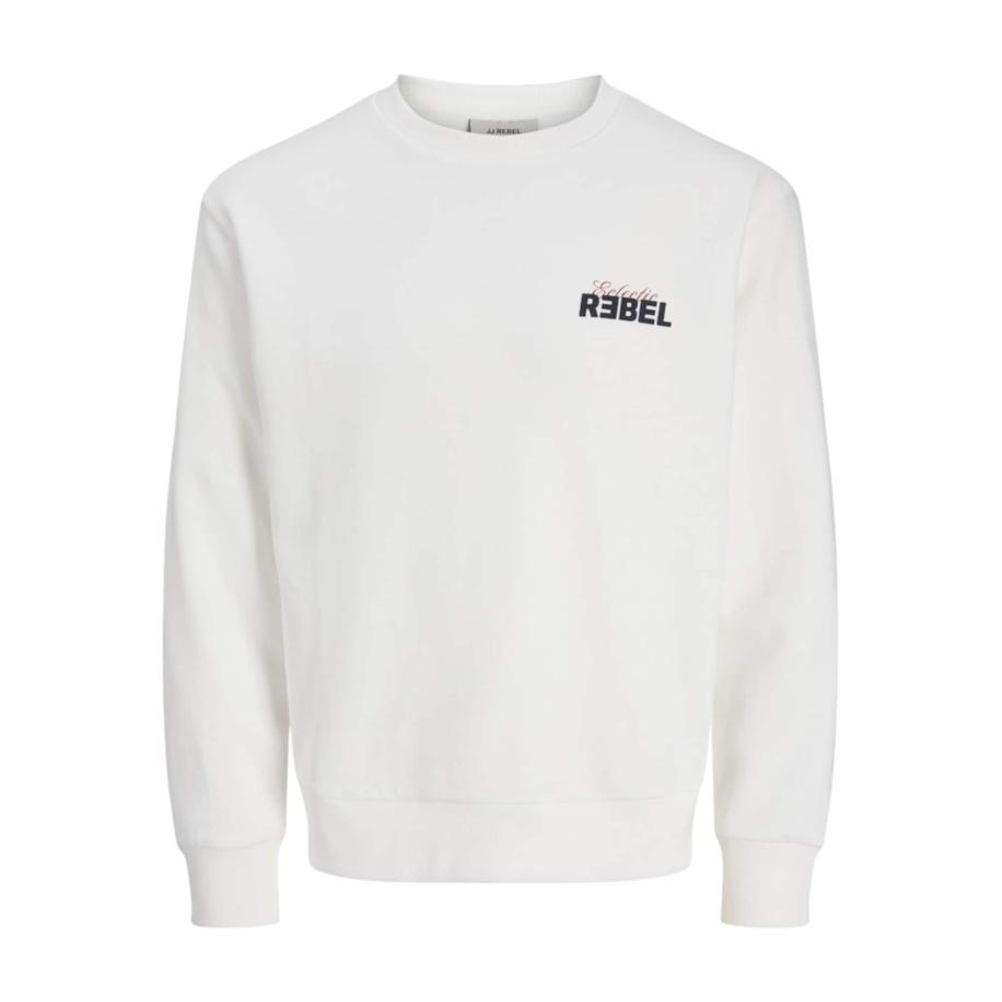 JJ Rebel JJ Rebel Sweatshirt JREBJIM zwart / wit -