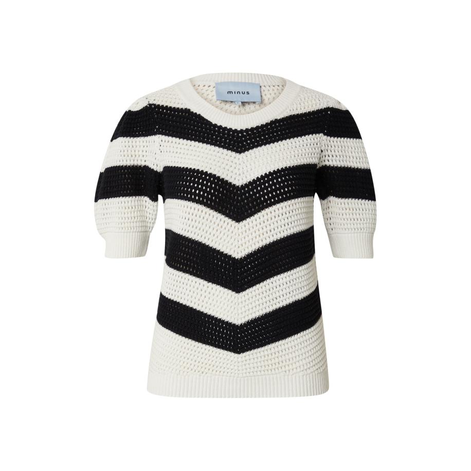 Minus minus Trui zwart / wit -