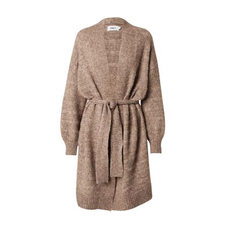 Only ONLY Gebreid vest bruin gemêleerd