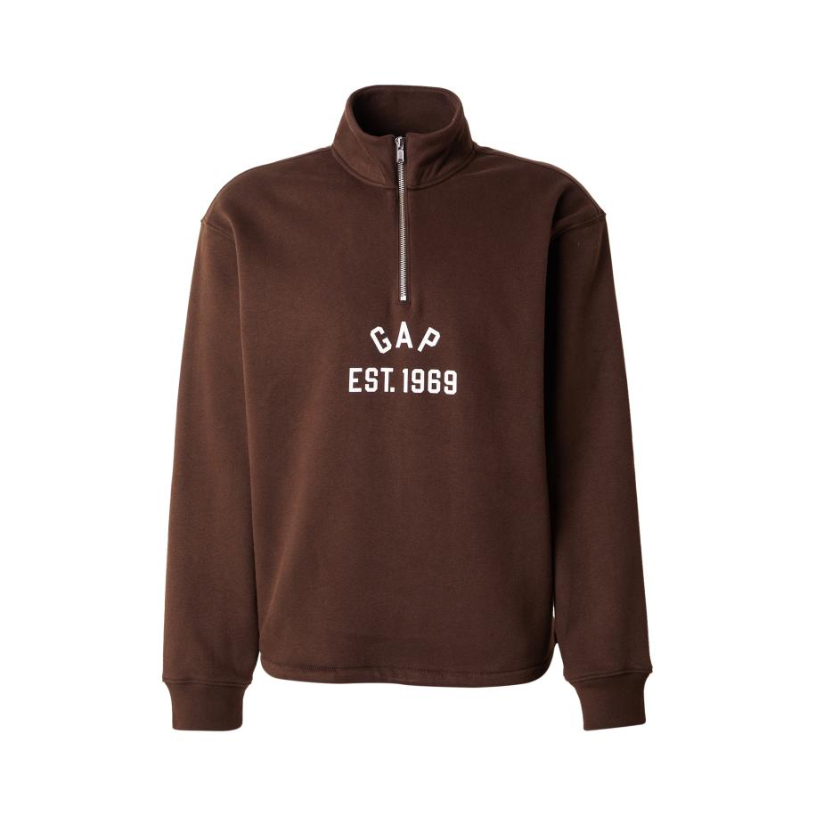 GAP GAP Sweatshirt chocoladebruin / wit -
