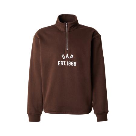 GAP GAP Sweatshirt chocoladebruin / wit