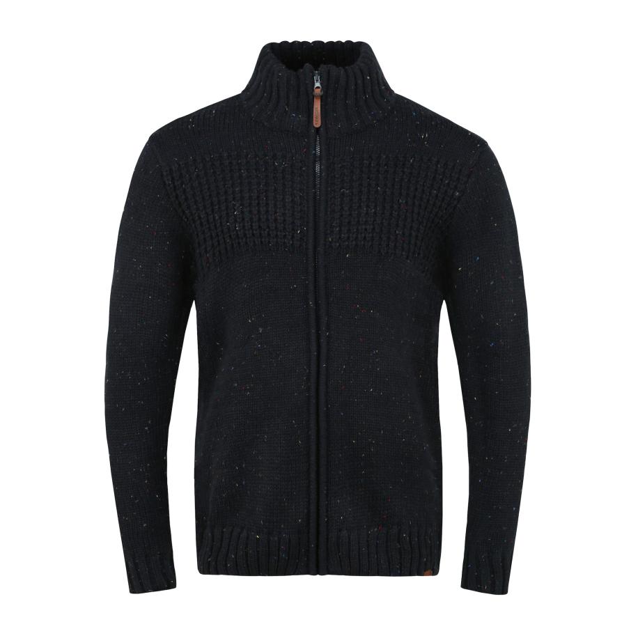 INDICODE JEANS INDICODE JEANS Gebreid vest Bergen zwart -