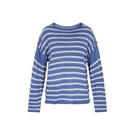 NALLY NALLY Trui Fashion Look saffier / wit