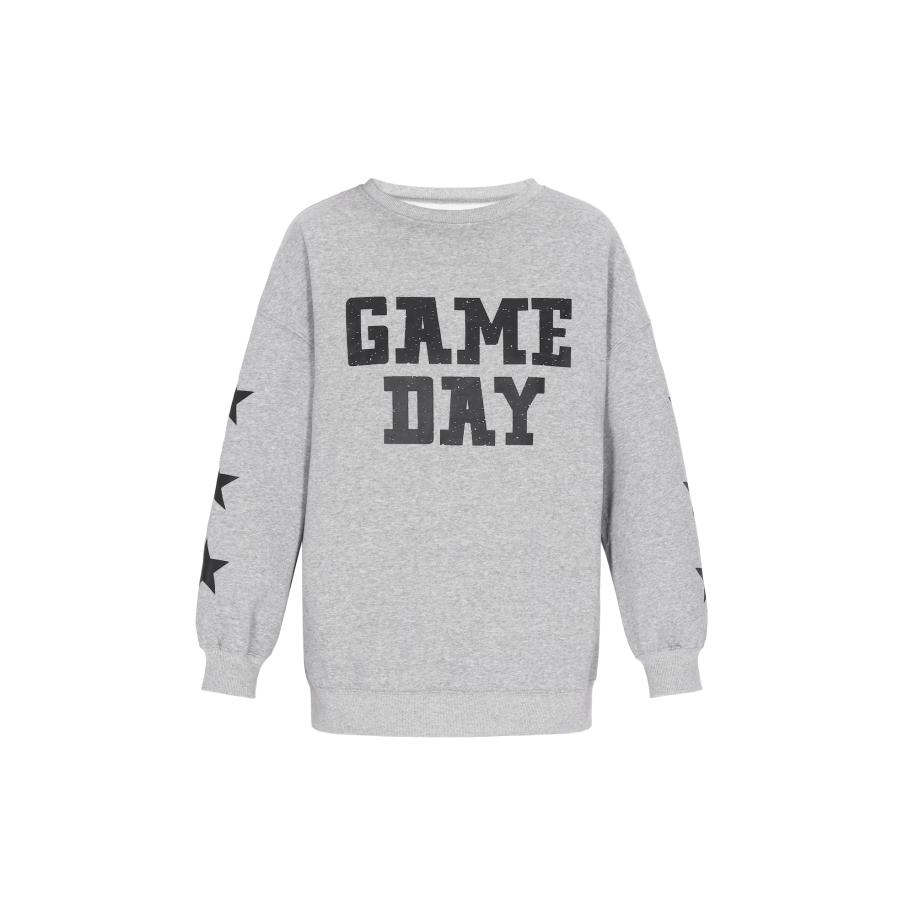 Swirly swirly Sweatshirt Back To School navy / grijs gemêleerd -