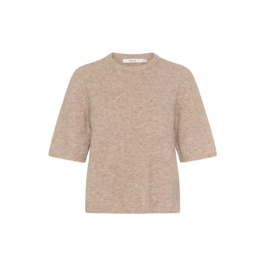 Gestuz Gestuz Trui AlphaGZ beige gemêleerd -