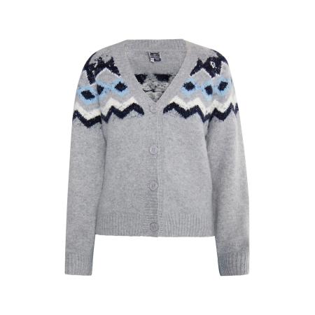 DreiMaster DreiMaster Maritim Gebreid vest navy / lichtblauw / grijs / wit