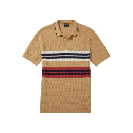OLYMP Casual Polo shirt Korte mouw lichtbeige